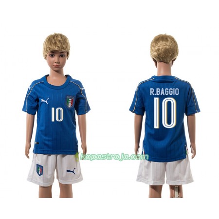 Billiga Fotbollströjor Italien Verratti 10 Barn Hemma tröja 2016 Kortärmad