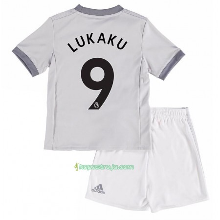 Billiga Fotbollströjor Manchester United Romelu Lukaku 9 Barn Tredje tröja 2017/18 Kortärmad