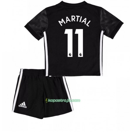 Billiga Fotbollströjor Manchester United Anthony Martial 11 Barn Borta tröja 2017/18 Kortärmad