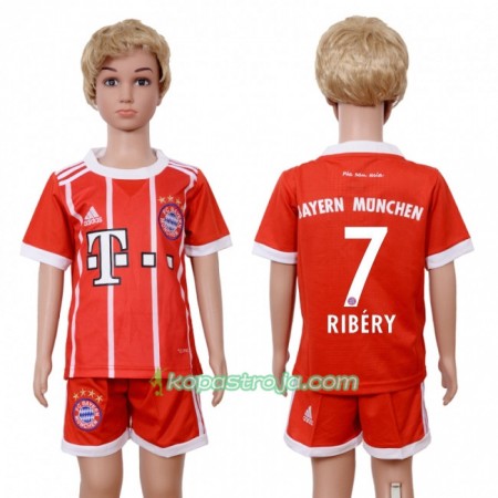 Billiga Fotbollströjor FC Bayern München Franck Ribery 7 Barn Hemma tröja 2017/18 Kortärmad