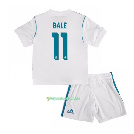 Billiga Fotbollströjor Real Madrid Gareth Bale 11 Barn Hemma tröja 2017/18 Kortärmad