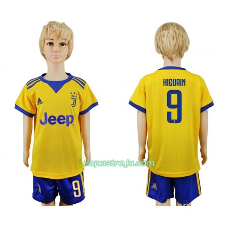 Billiga Fotbollströjor Juventus Gonzalo Higuain 9 Barn Borta tröja 2017/18 Kortärmad