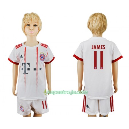 Billiga Fotbollströjor FC Bayern München James Rodriguez 11 Barn Tredje tröja 2017/18 Kortärmad