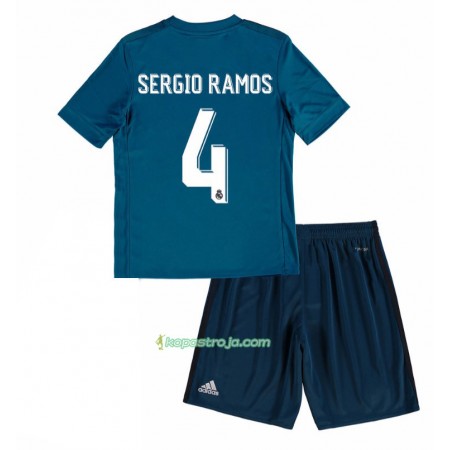 Billiga Fotbollströjor Real Madrid Sergio Ramos 4 Barn Tredje tröja 2017/18 Kortärmad