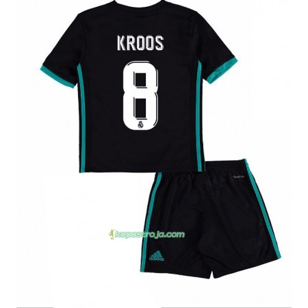 Billiga Fotbollströjor Real Madrid Toni Kroos 8 Barn Borta tröja 2017/18 Kortärmad