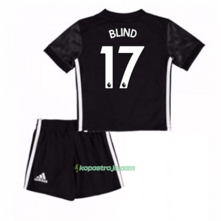 Billiga Fotbollströjor Manchester United Daley Blind 17 Barn Borta tröja 2017/18 Kortärmad