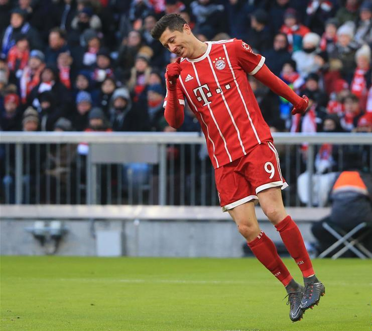 Bayern Münchens 14-spelars vinnande streck avslutades